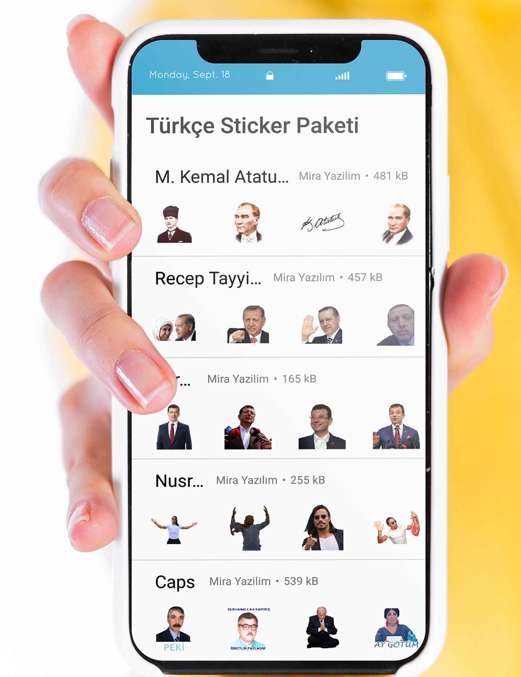 Android için Türkçe Stickers & Çıkartmalar Wp Çıkartmaları - APK'yı İndir