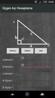 Üçgen Açı Hesaplama Ekran Görüntüsü 1