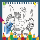 Cute Turkey Coloring Book APK