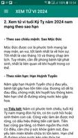 Xem tử vi 2024 năm Giáp Thìn screenshot 3