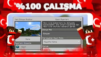 Türkçe Dil Minecraft PE captura de pantalla 2