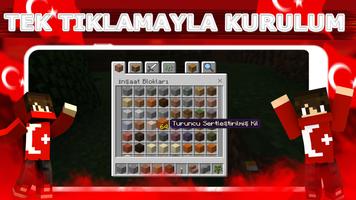 Türkçe Dil Minecraft PE captura de pantalla 3