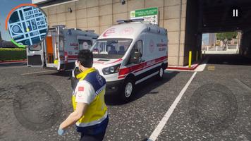 Ambulance Simulator Game captura de pantalla 3