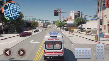 Ambulance Simulator Game captura de pantalla 1