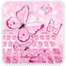 Turquoise Diamond Butterfly Keyboard APK