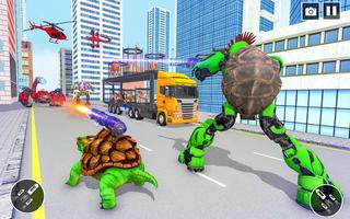 Turtle Transformation Robot:Multi Robot Game ポスター