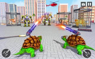 Turtle Transformation Robot:Multi Robot Game imagem de tela 2