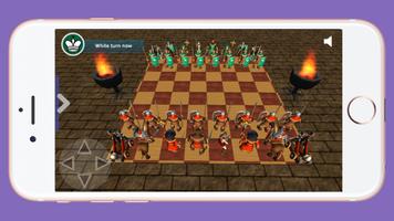 Chess Battle War 3D captura de pantalla 1