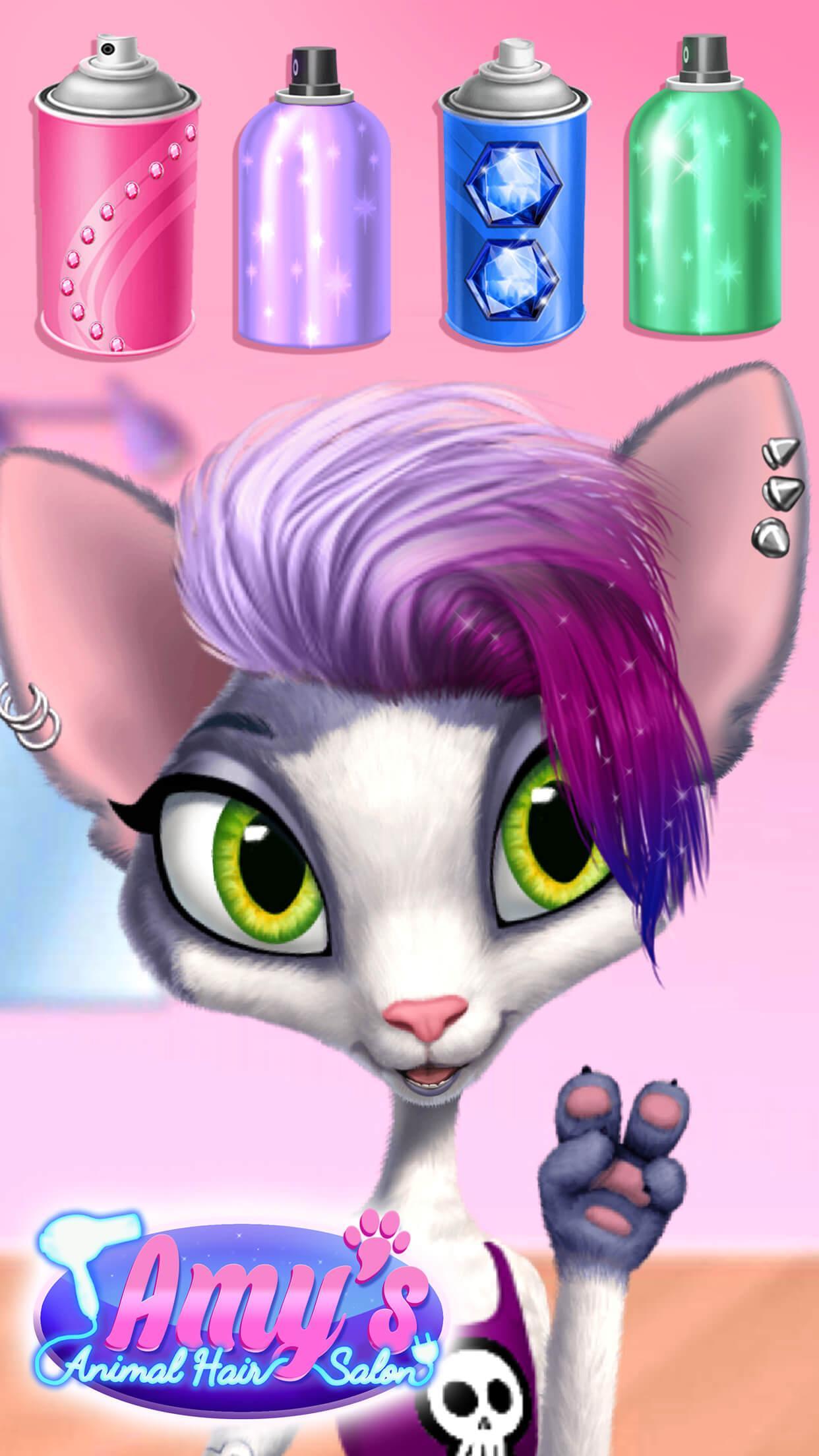 Amy's Animal Hair Salon - Cat Fashion & Hairstyles for 