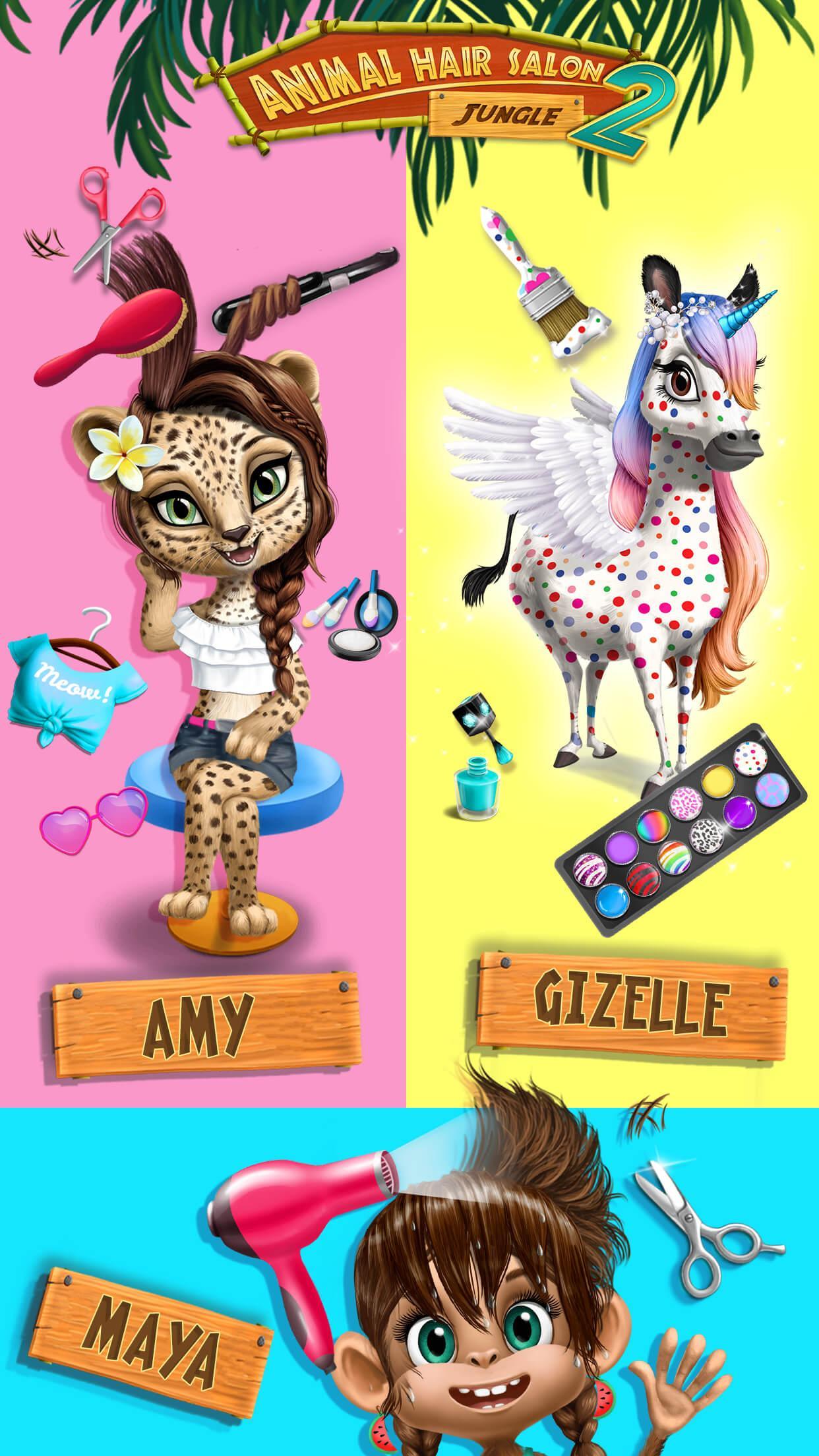 Jungle Animal Hair Salon 2 - Tropical Beauty Salon for Android - APK