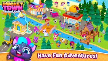 Pocket Town - Animal World پوسٹر