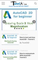 AutoCAD tutorials 2D/3D - Learn AutoCAD for free Screenshot 1
