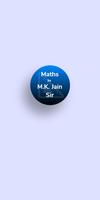 Maths by MK Jain Sir poster