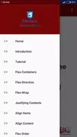 Flexbox Tutorial Offline imagem de tela 1