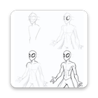 Tutorial on Drawing Super Heroes Characters آئیکن