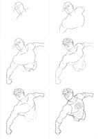 Tutorial on Drawing Super Heroes Characters پوسٹر