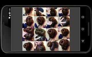 Hair Bun Tutorials Ekran Görüntüsü 2