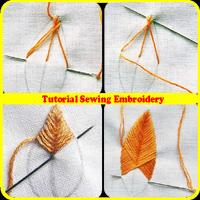 tutorial sewing embroidery plakat