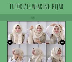 ट्यूटोरियल हिजाब पहने हुए पोस्टर