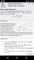 Calculus Quick Notes Pro capture d'écran 1