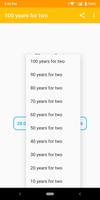 100 Years for two - Find out date of the holiday screenshot 3