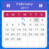 Widget Calendar and Countdown 
