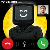 Monster titan tv man fake Call アイコン