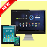 Screen Mirroring to Connect Mobile with TV Zeichen
