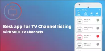 App for Tata Sky Channels List & Tata sky DTH
