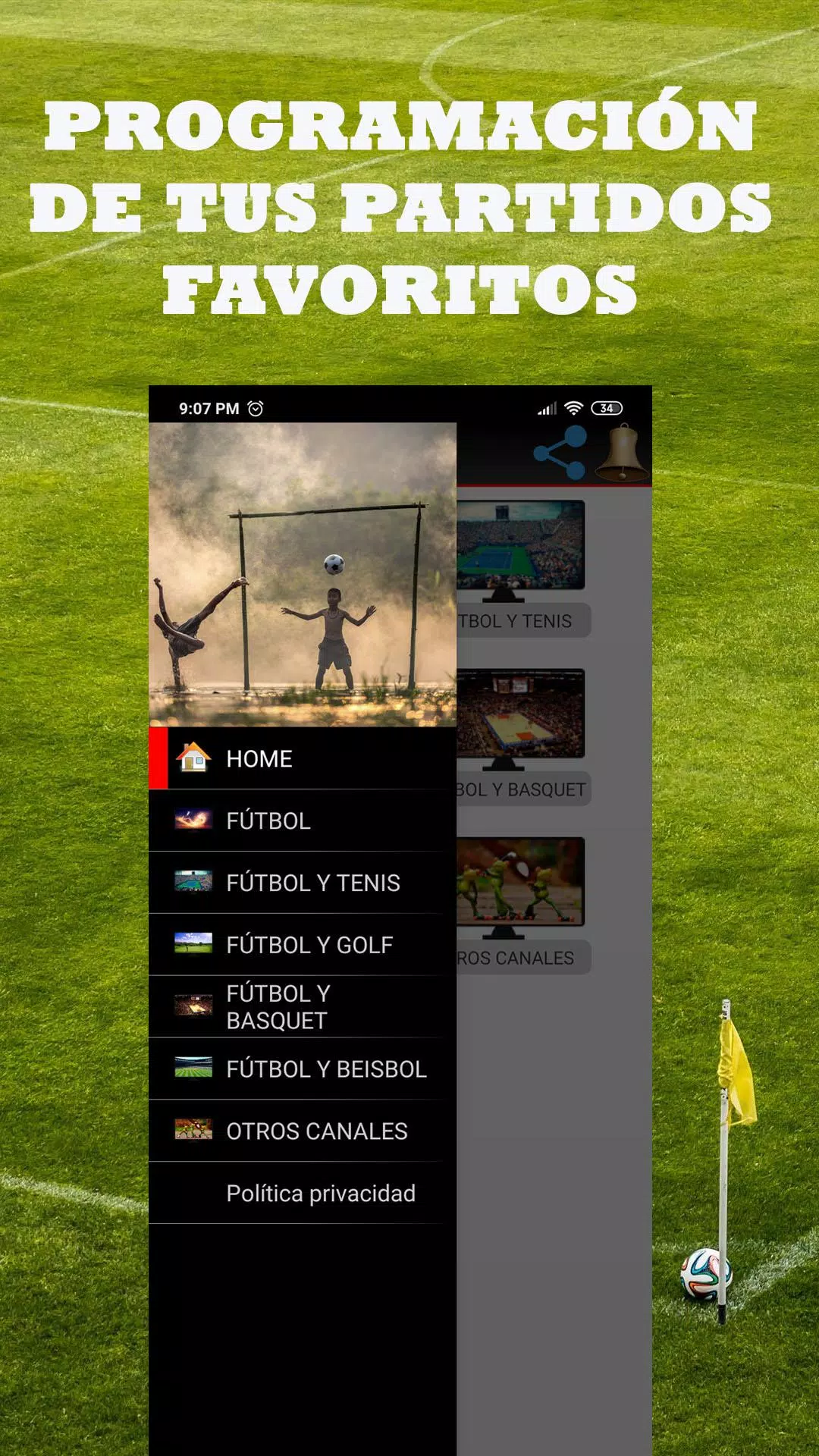 TV fútbol en VIVO Gratis - TV CABLE Guide APK for Android Download