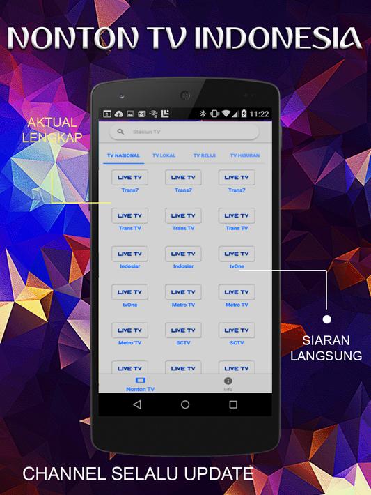 TV Indonesia Online - Live Streaming Semua Saluran for Android - APK