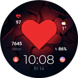 TVV Love Digital Watch Face