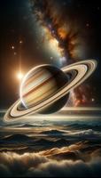 Saturn Wallpaper الملصق