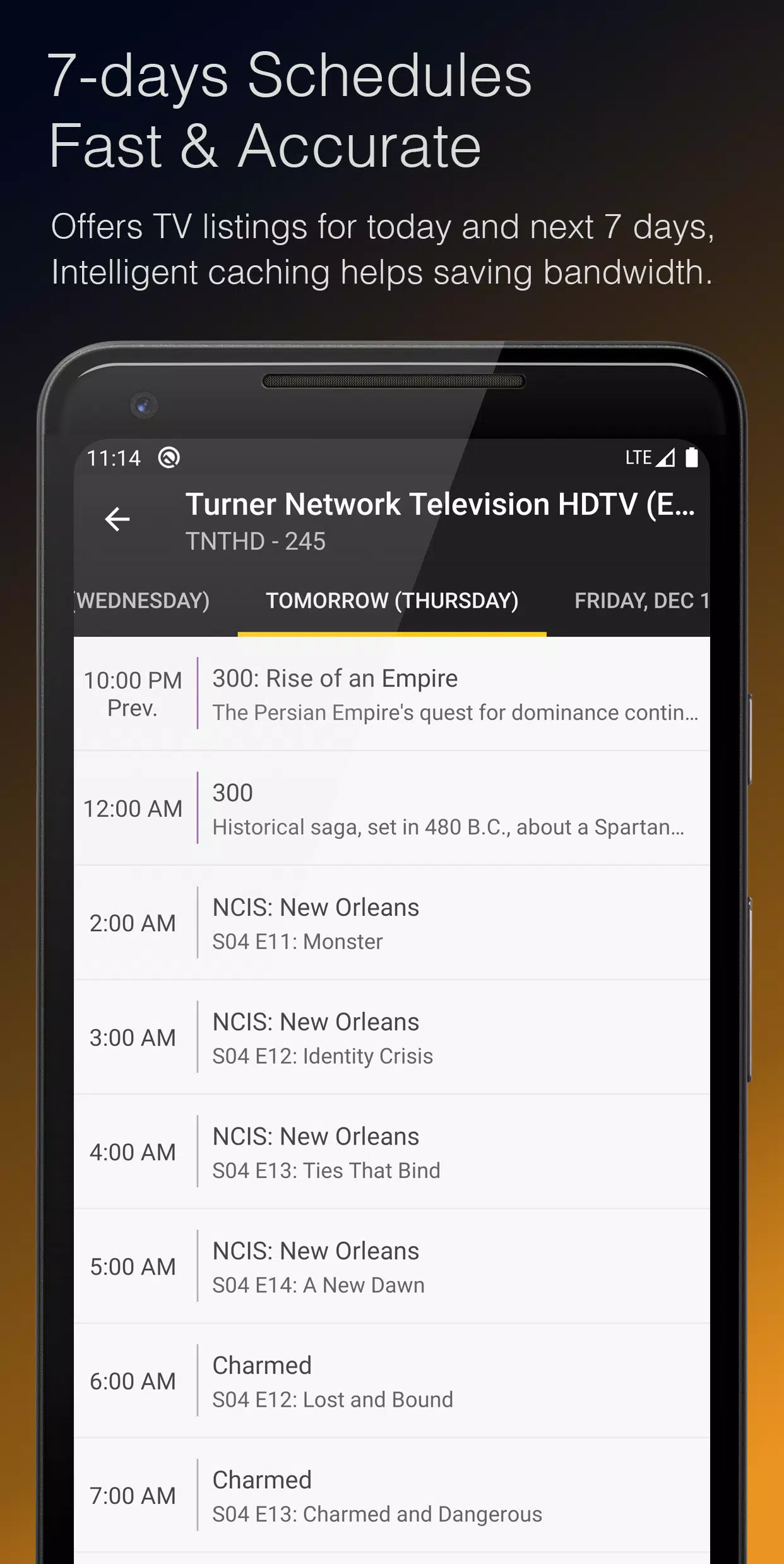 TV Listings APK pour Android Télécharger
