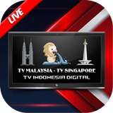 TV Malaysia TV Singapore Live icône
