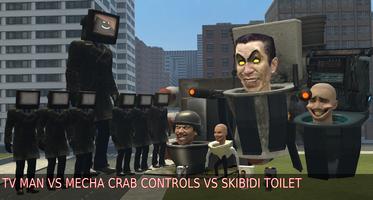TV MAN VS MECHA CRAB gmod poster