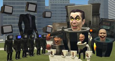 skibidi toilet vs tv man Gmod ảnh chụp màn hình 1