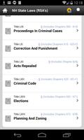 New Hampshire Statutes, NH Law screenshot 1