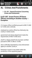 Kentucky Revised Statutes, KRS screenshot 3
