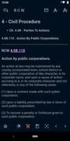 RCW Laws Washington Codes (WA) captura de pantalla 3