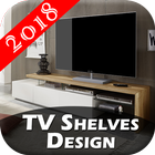 Modern TV Shelves Design Ideas icône