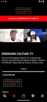 EMERGING CULTURE TV Cartaz