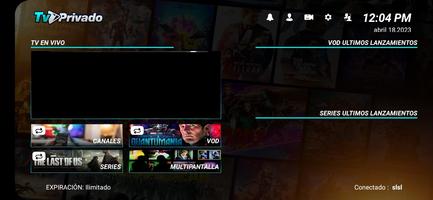 1 Schermata Tv Privado