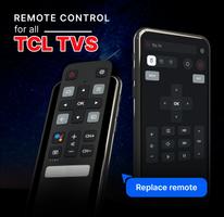Remote Control For TCL SmartTV Affiche