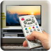 Decodificador de TV controle ícone