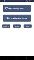 Remote Control For Samsung TV الملصق