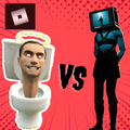 TV-Woman VS Toilet Monster