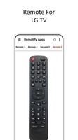 LG TV Remote Affiche