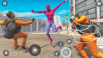 Spider Rope Hero Man Stickman تصوير الشاشة 1