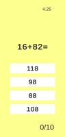 脳トレ暗算　四則計算　4択問題　1桁2桁3桁　 ảnh chụp màn hình 2